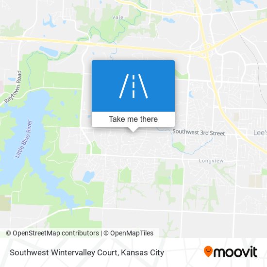 Southwest Wintervalley Court map