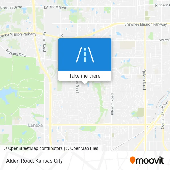 Alden Road map