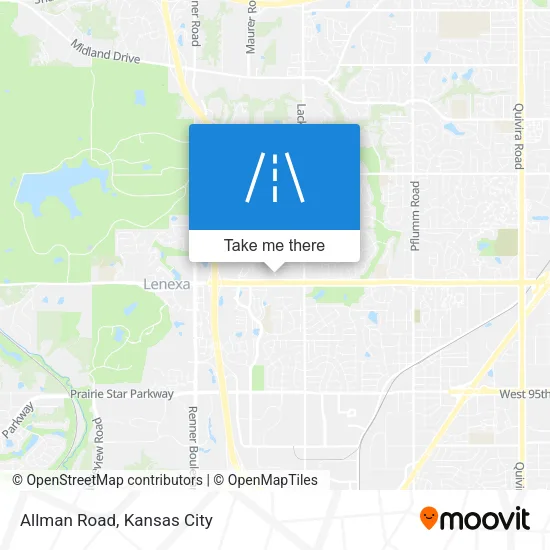 Allman Road map