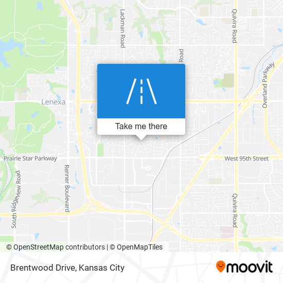 Brentwood Drive map