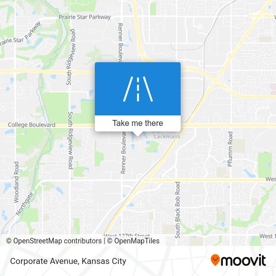 Corporate Avenue map