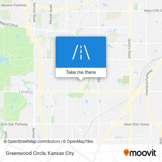 Greenwood Circle map