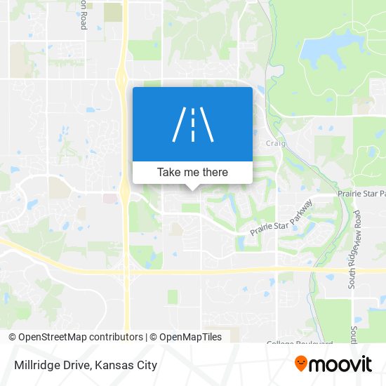 Millridge Drive map