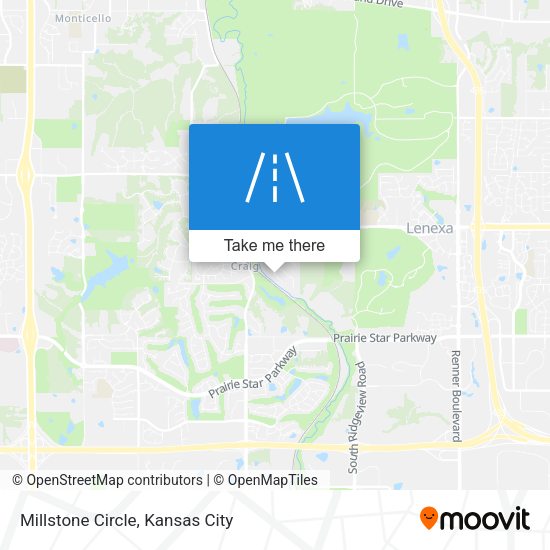 Mapa de Millstone Circle