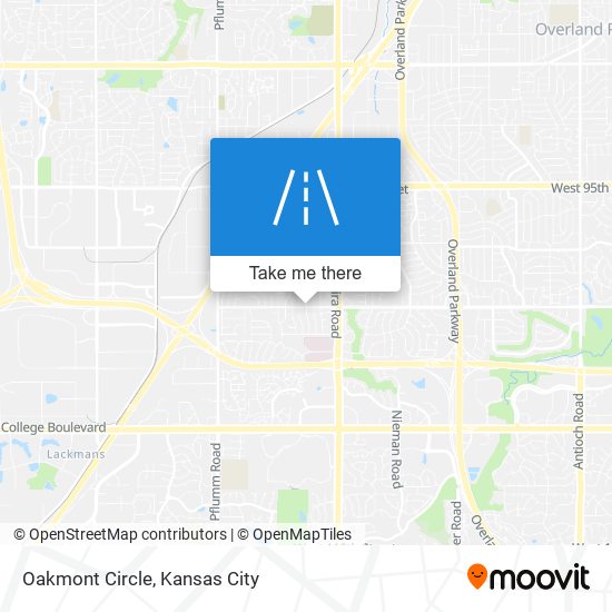 Oakmont Circle map