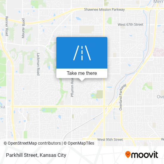 Parkhill Street map