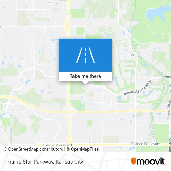 Mapa de Prairie Star Parkway