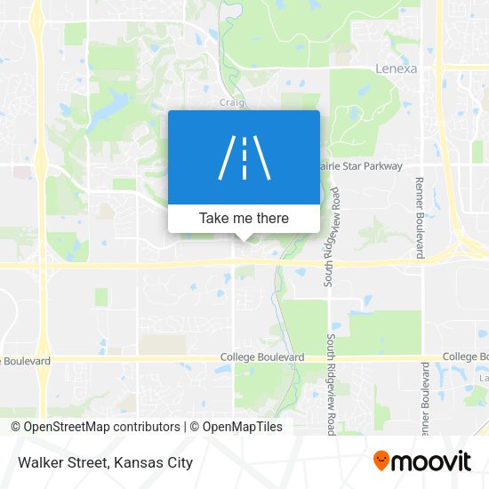 Mapa de Walker Street