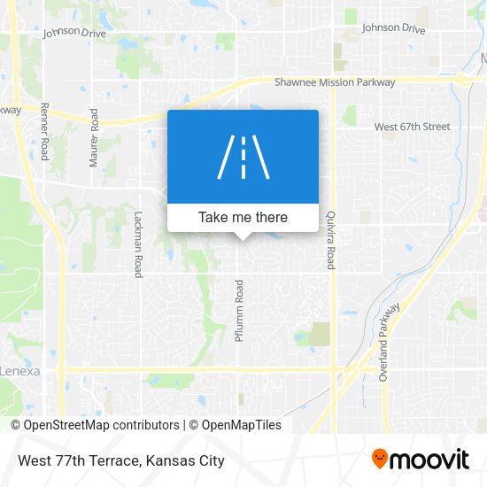 Mapa de West 77th Terrace
