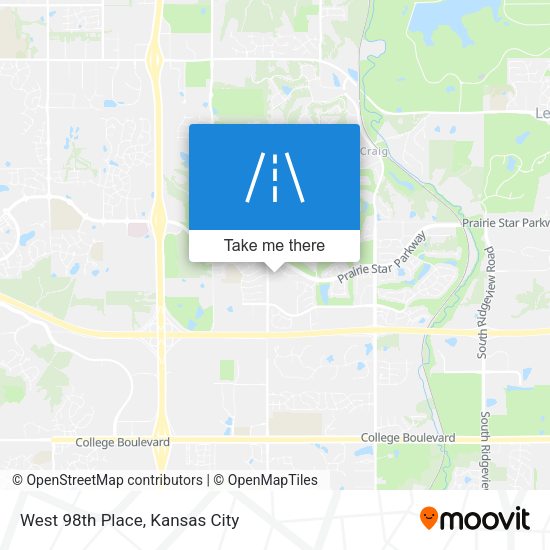 Mapa de West 98th Place
