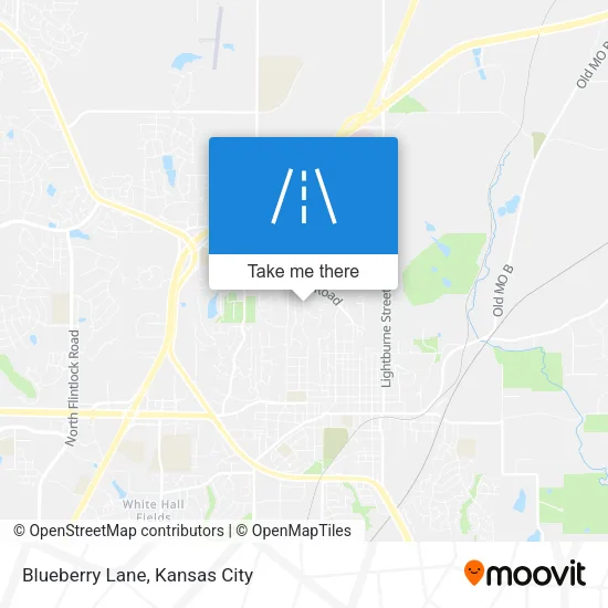 Blueberry Lane map