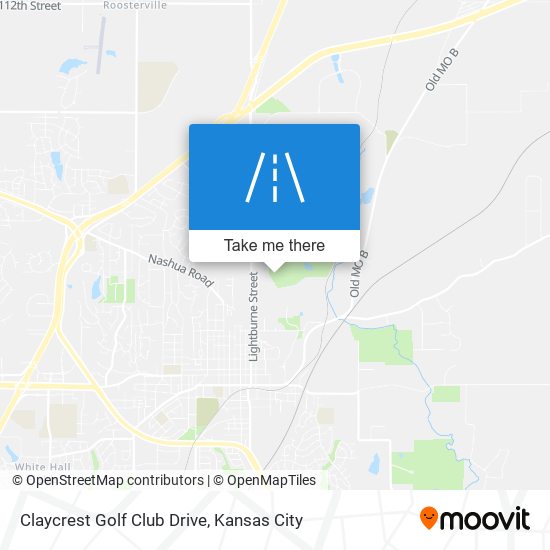 Mapa de Claycrest Golf Club Drive