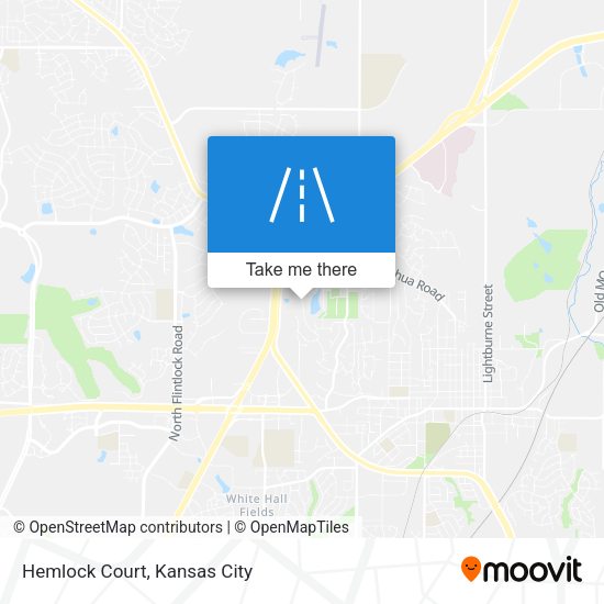 Mapa de Hemlock Court