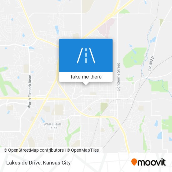 Lakeside Drive map