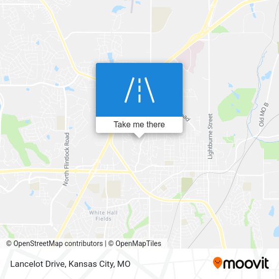 Lancelot Drive map