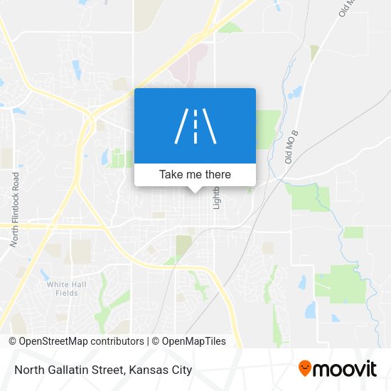 North Gallatin Street map