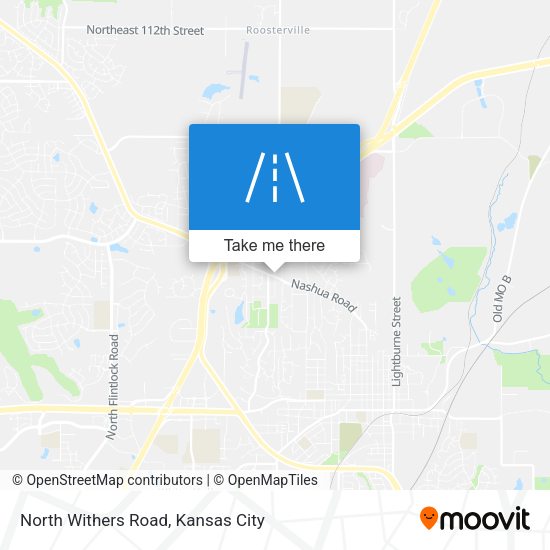North Withers Road map