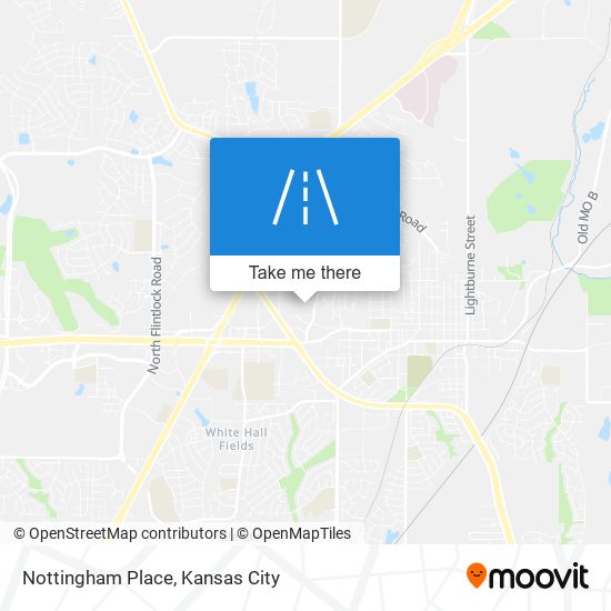 Nottingham Place map