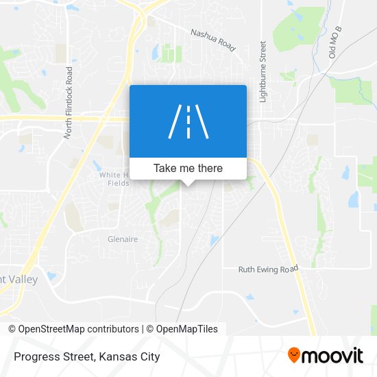 Progress Street map