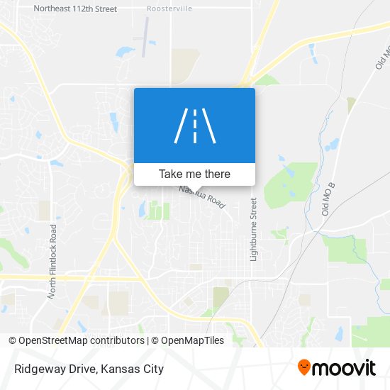 Ridgeway Drive map