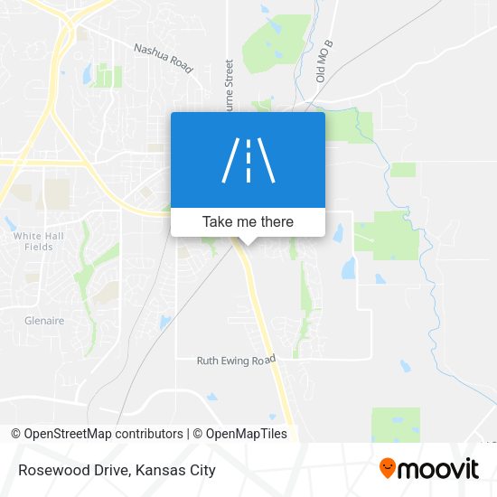 Mapa de Rosewood Drive