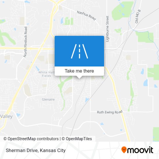 Mapa de Sherman Drive