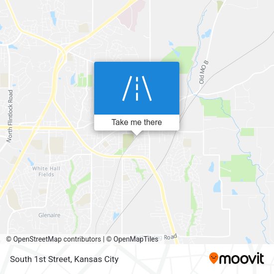 South 1st Street map