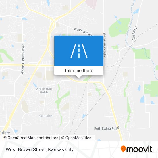 Mapa de West Brown Street