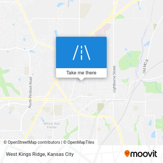 Mapa de West Kings Ridge