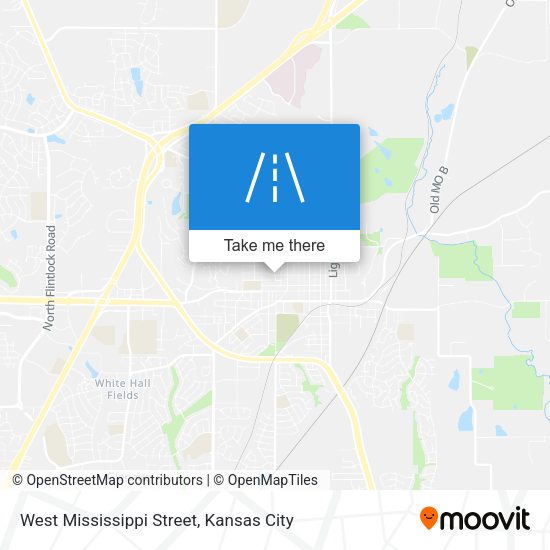 West Mississippi Street map