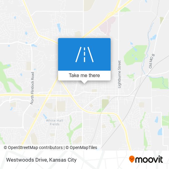 Westwoods Drive map