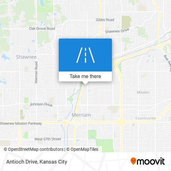 Antioch Drive map