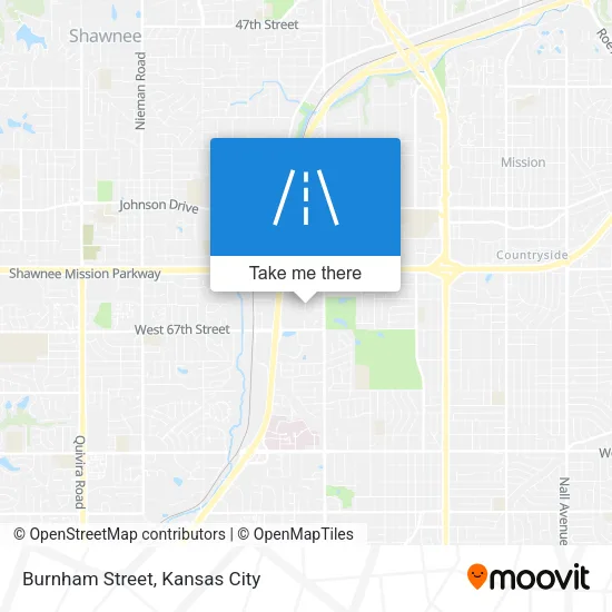 Burnham Street map