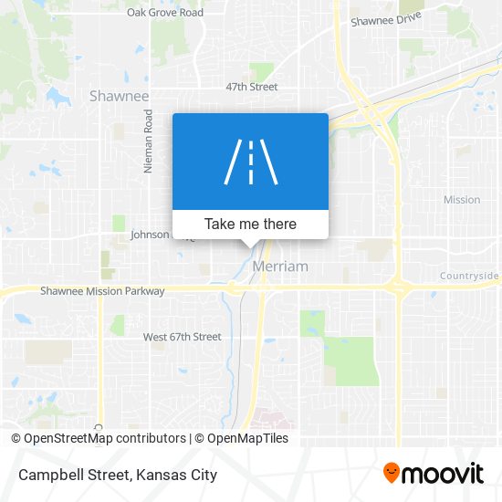 Campbell Street map