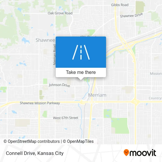 Connell Drive map