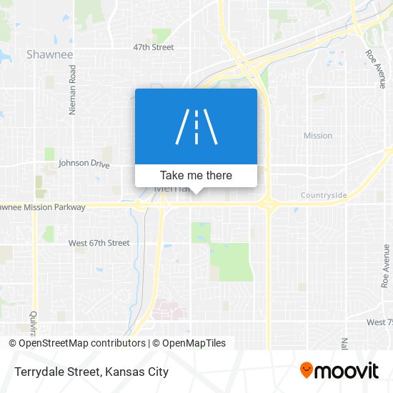 Terrydale Street map