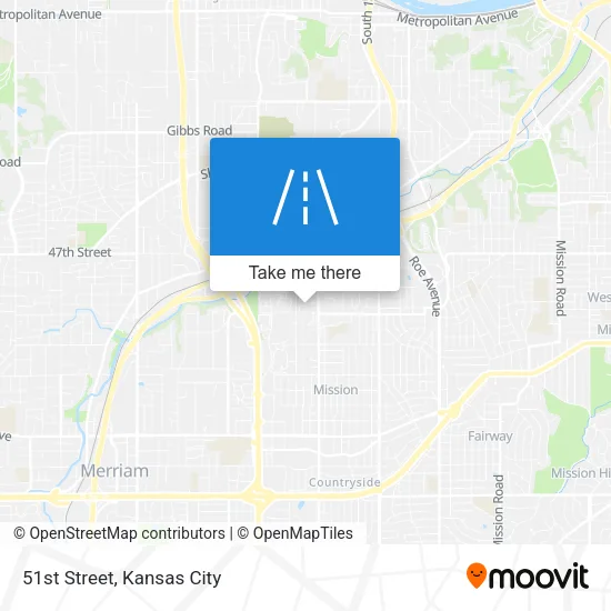 51st Street map