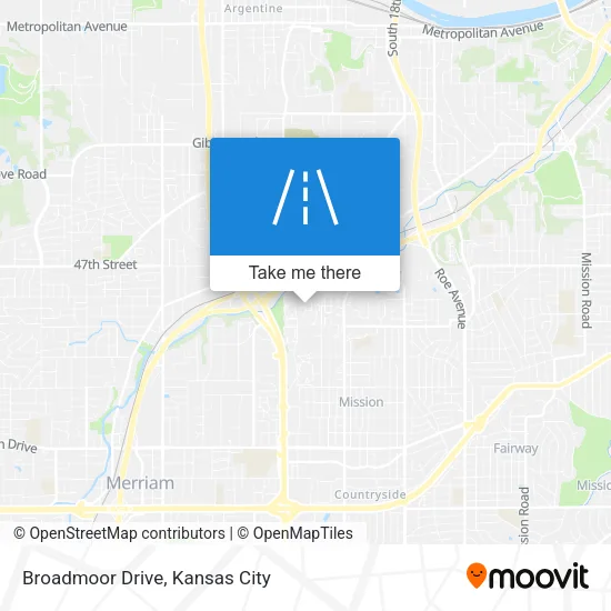 Broadmoor Drive map