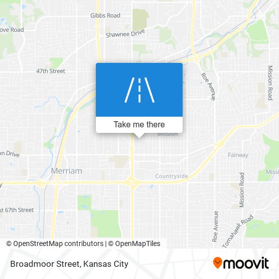 Broadmoor Street map