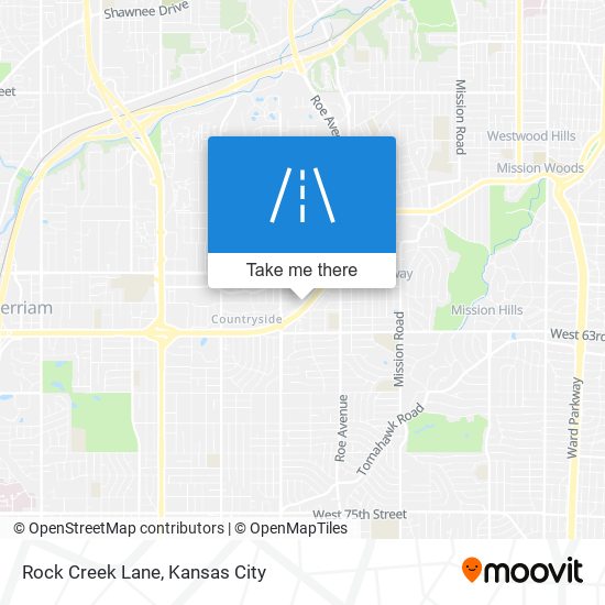 Rock Creek Lane map