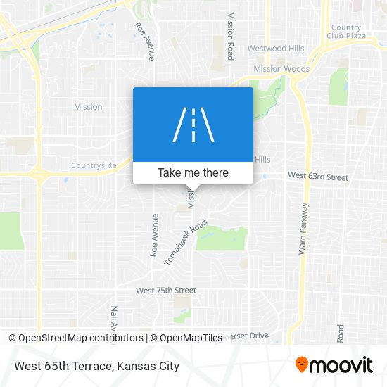 Mapa de West 65th Terrace