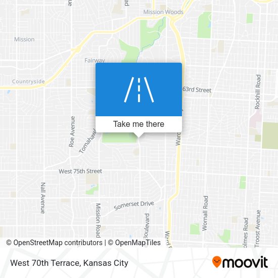 Mapa de West 70th Terrace