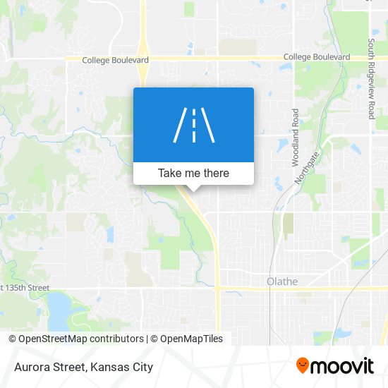 Aurora Street map