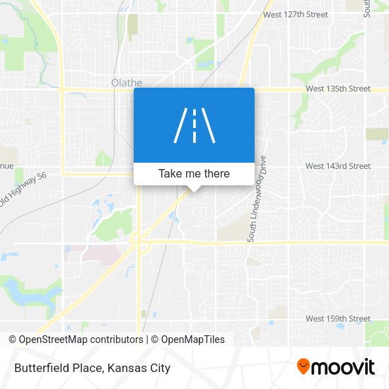 Butterfield Place map