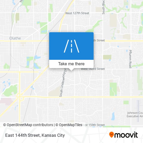 East 144th Street map