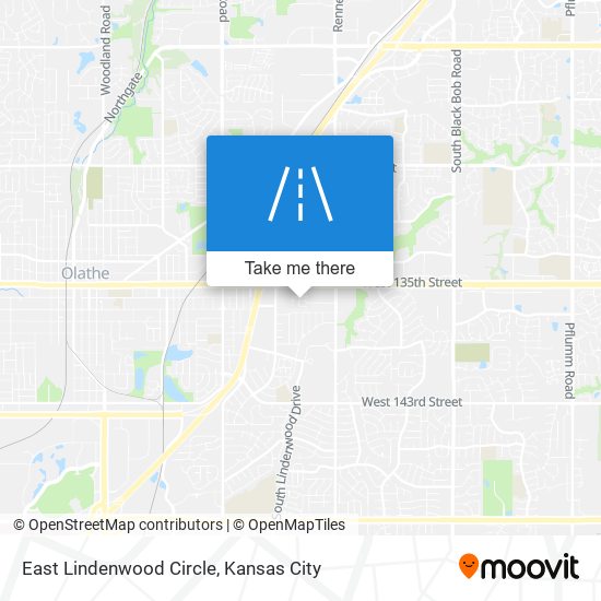 Mapa de East Lindenwood Circle