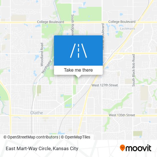 East Mart-Way Circle map