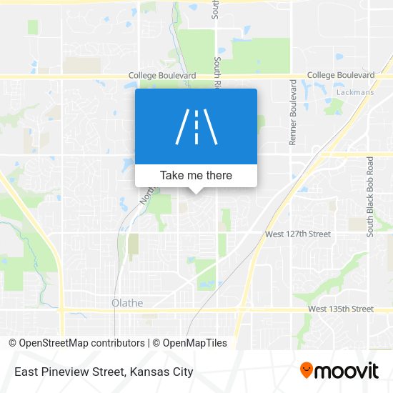 East Pineview Street map