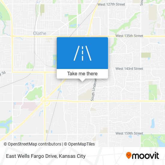 East Wells Fargo Drive map