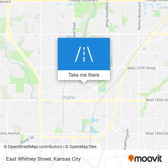 East Whitney Street map